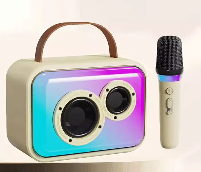 LED Lights Subwoofer Karaoke Machine