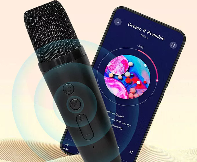 Portable Bluetooth Karaoke Speaker