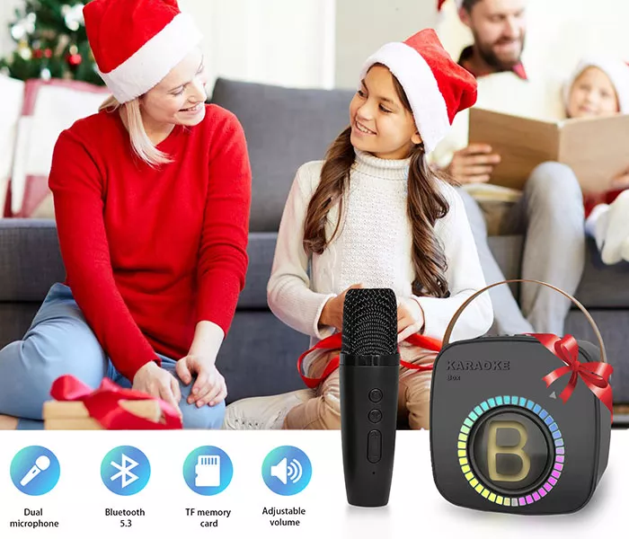 Portable Bluetooth Karaoke Speaker