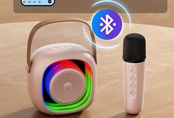 Portable Bluetooth Karaoke Speaker