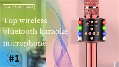 Top wireless bluetooth karaoke microphone [ONE OF THE BEST KARAOKE MIC ] D168