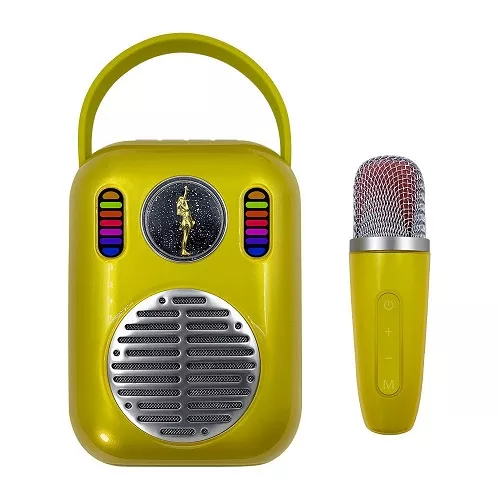 Gaodas T5 Small Karaoke Speaker With Microphone, Type-C Charging, Portable Handheld To Music