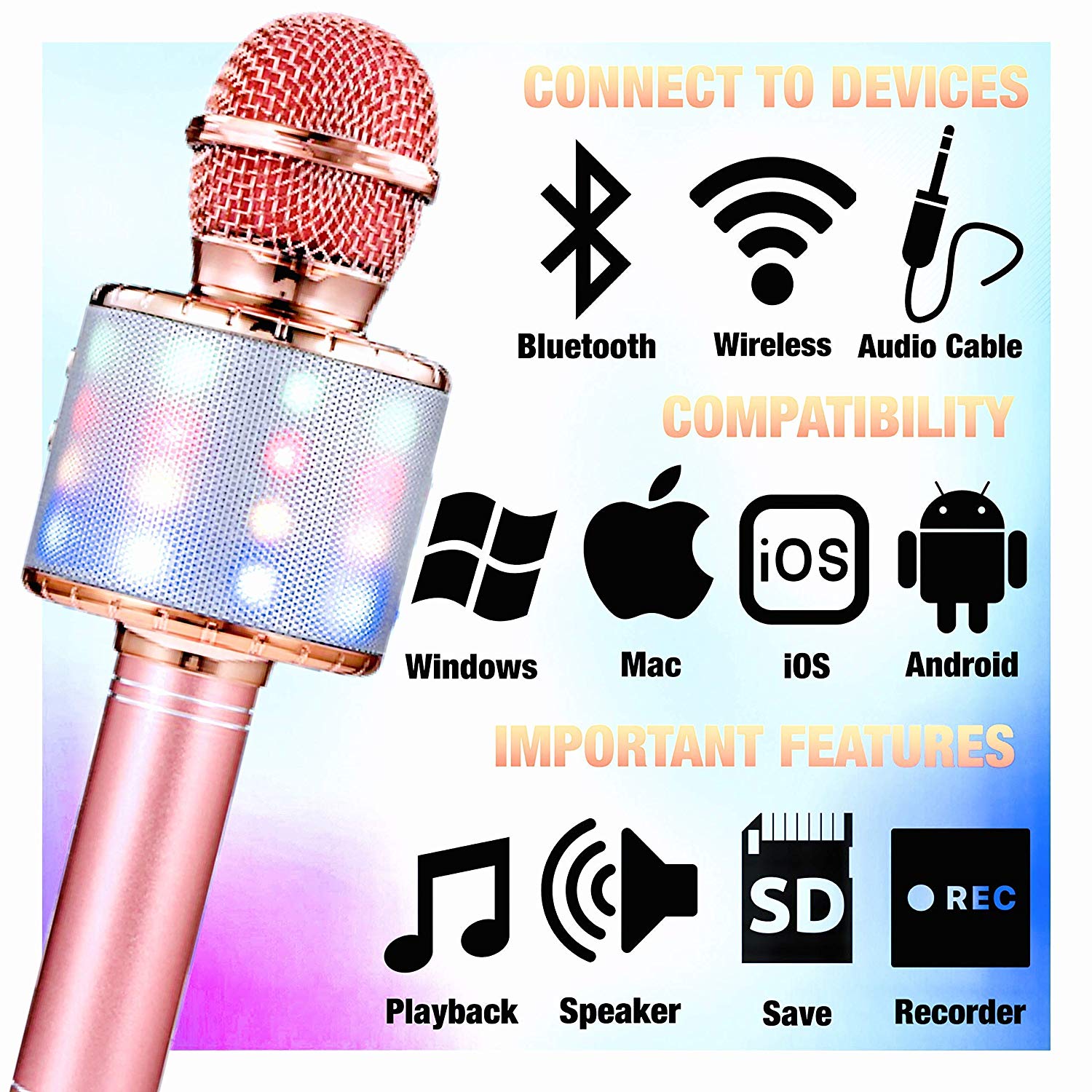 Bluetooth Karaoke Speaker