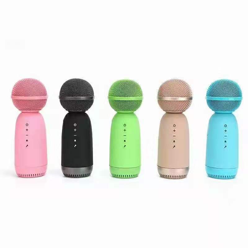 Gaodas MC001 kids wireless condenser karaoke microphone Handheld KTV Mic with Speaker for Children Mobile sing 