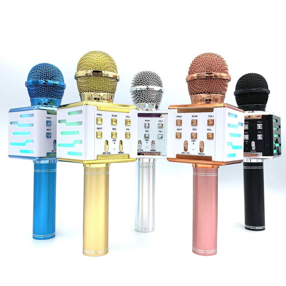 Gaodas DS868 Professional Wireless Karaoke Microphone Speaker Handheld Mic Music Player Singing Recorder 