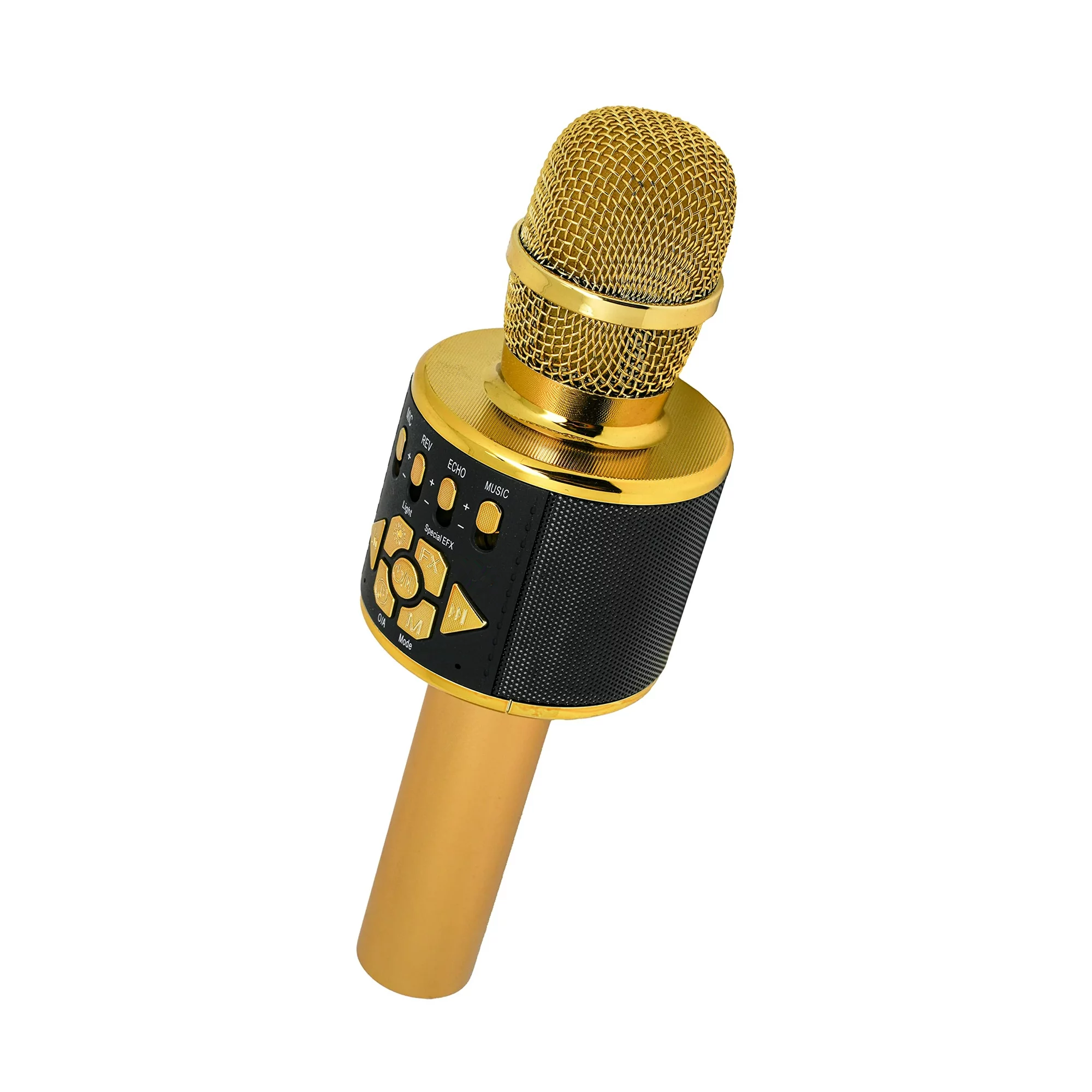 Gaodas high-end custom D169 Wireless Bluetooth Karaoke Microphone with DSP Chip – Handheld 4-in-1 Portable Microphone for Parties, Karaoke, Music, & Recording