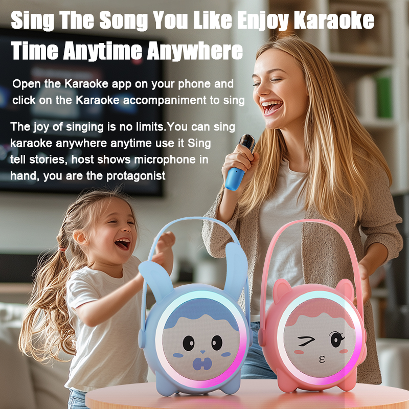 karaoke machine with microphone