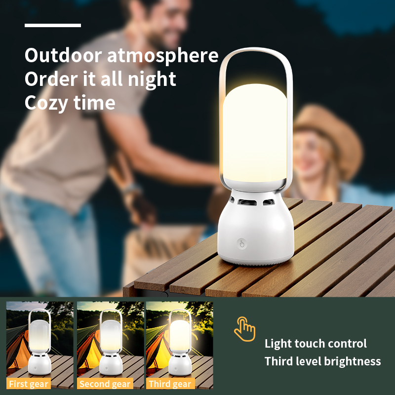 Gaodas Z15 Colorful Ambiance Nightlight Mini Bluetooth Speaker Wireless Outdoor camping lighting speaker in one machine